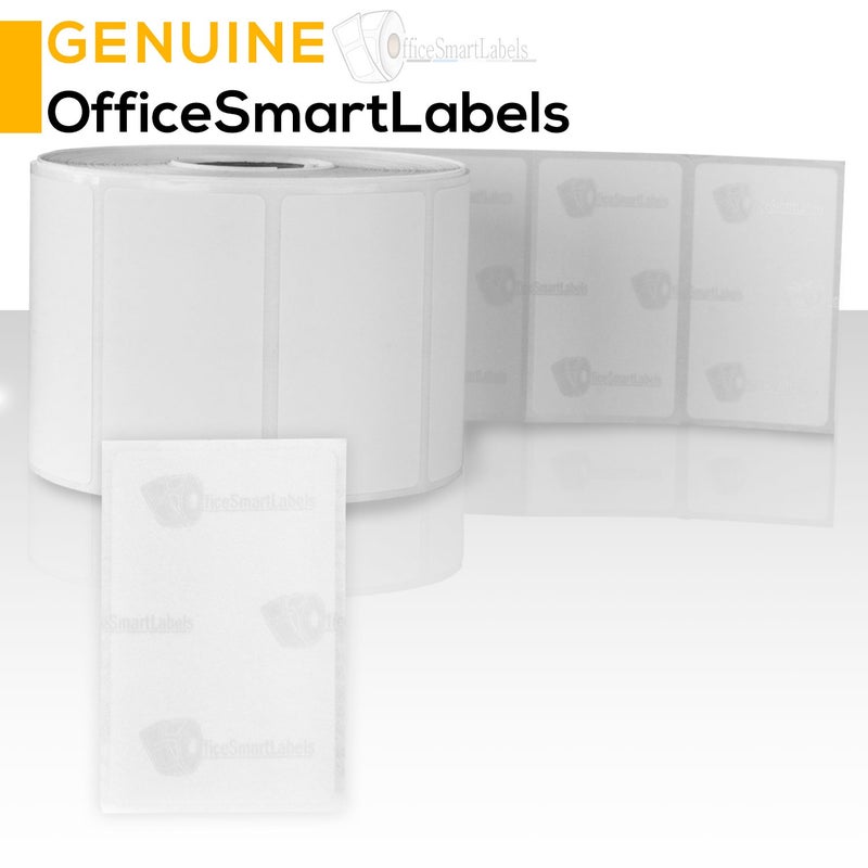 OfficeSmartLabels â€“ 2.25" x 1.25" Removable Direct Thermal Labels - Compatible with Rollo & Zebra Desktop Printers and More â€“ 1â€ Core; Perforated, Water & Oil Resistant (4 Roll, 4000 Labels) - Image 5